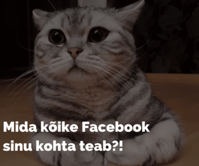 Mis infot Facebook kogub?