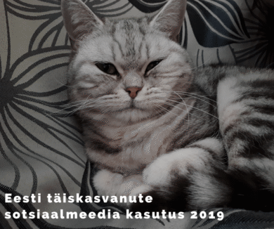 Eesti täiskasvanute sotsiaalmeedia kasutamise harjumused
