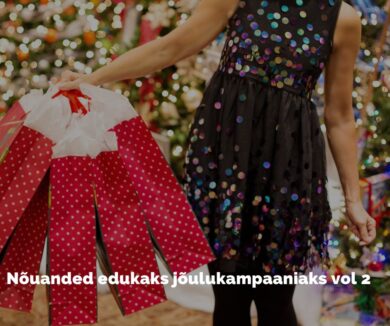 Edukas jõulukampaania sotsiaalmeedias ja kodulehel